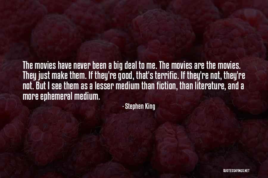 Fiction Literature Quotes By Stephen King