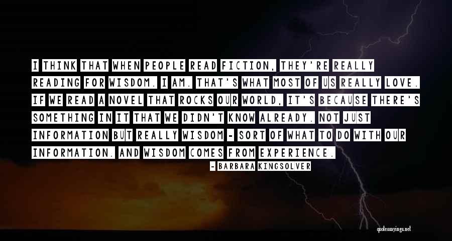 Fiction Novel Quotes By Barbara Kingsolver Fiction Novel Quotes By Barbara Kingsolver