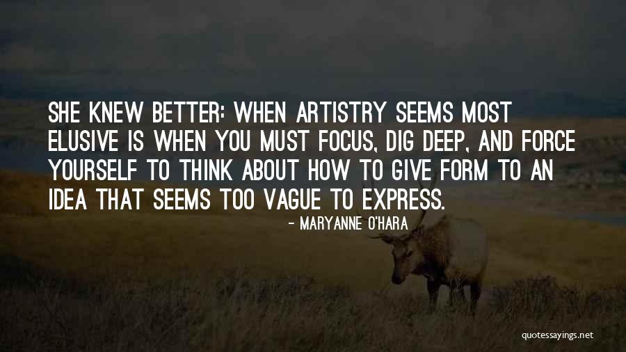 Fiction With Art And Artist Quotes By Maryanne O'Hara Fiction With Art And Artist Quotes By Maryanne O'Hara
