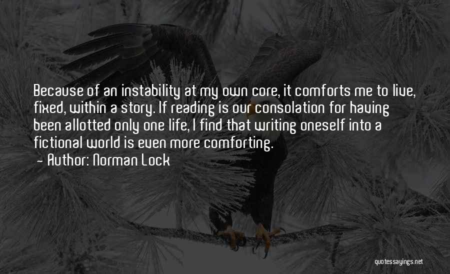 Fictional World Quotes By Norman Lock