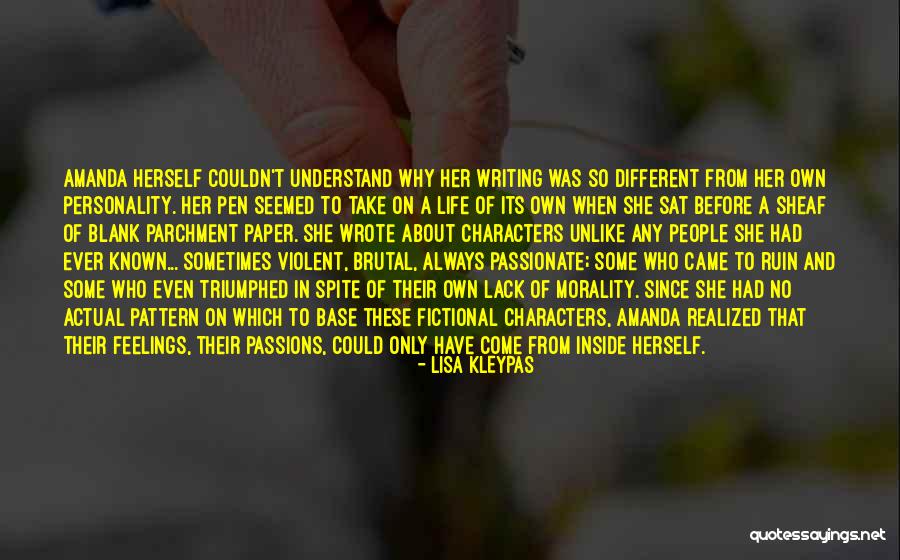 Fictional Writing Quotes By Lisa Kleypas