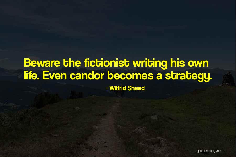 Fictionist Quotes By Wilfrid Sheed Fictionist Quotes By Wilfrid Sheed
