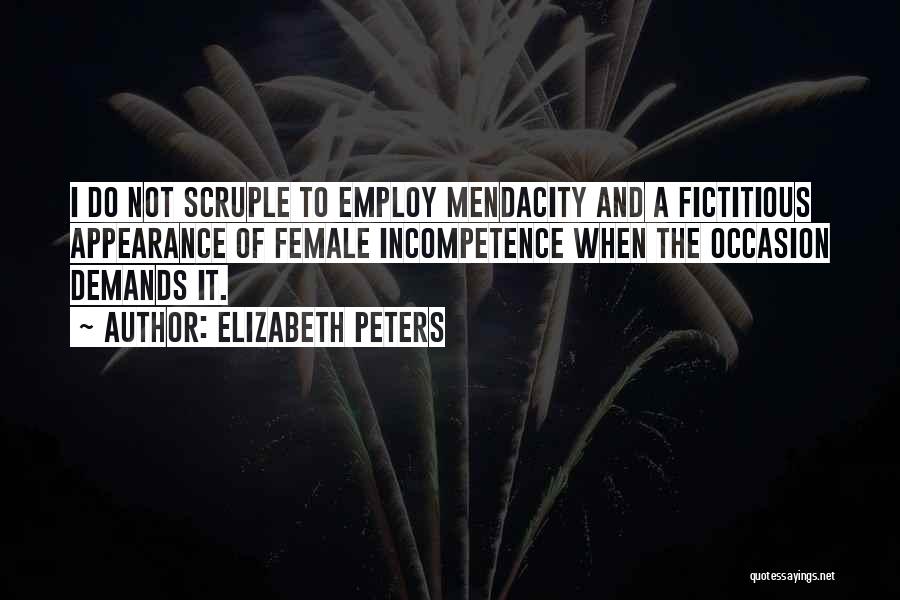 Fictitious Quotes By Elizabeth Peters