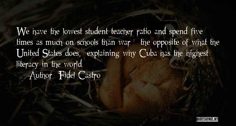 Fidel's Quotes By Fidel Castro