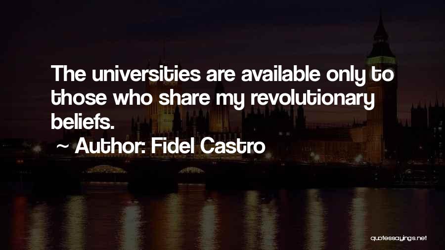 Fidel's Quotes By Fidel Castro