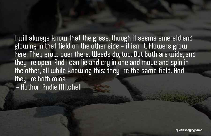 Field Grass Quotes By Andie Mitchell