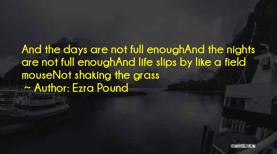 Field Grass Quotes By Ezra Pound