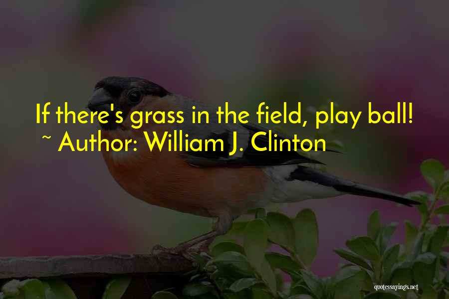 Field Grass Quotes By William J. Clinton