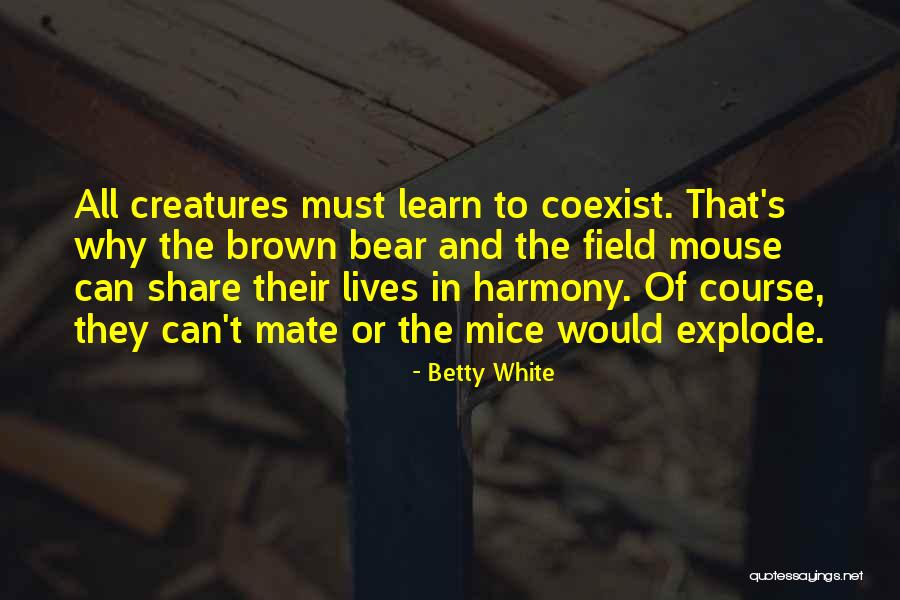 Field Mouse Quotes By Betty White Field Mouse Quotes By Betty White
