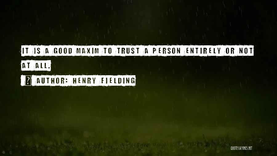 Fielding Quotes By Henry Fielding