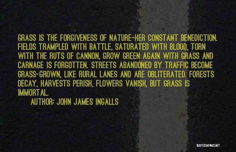 Fields Of Grass Quotes By John James Ingalls