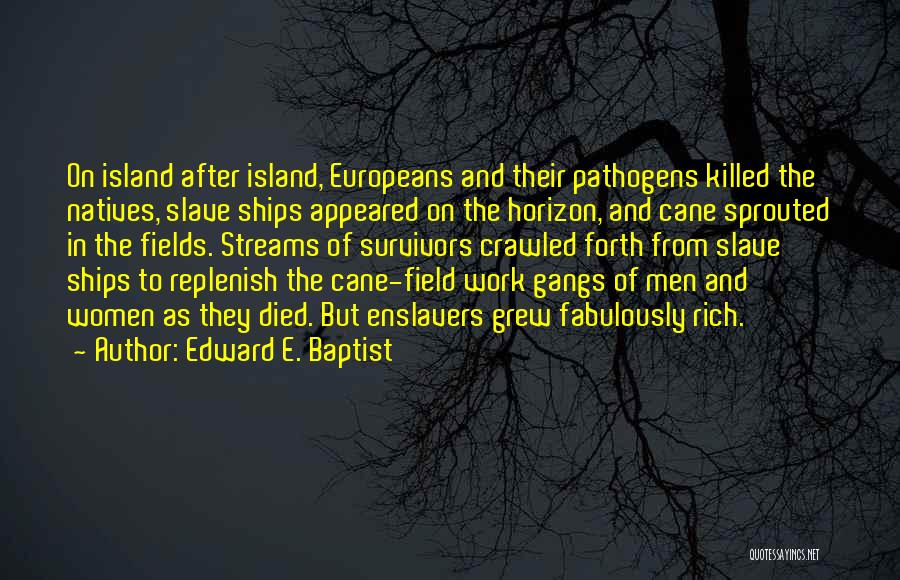 Fields Quotes By Edward E. Baptist
