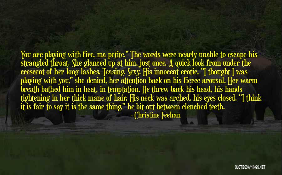 Fierce Look Quotes By Christine Feehan Fierce Look Quotes By Christine Feehan