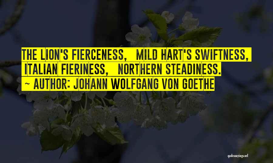 Fierceness Quotes By Johann Wolfgang Von Goethe
