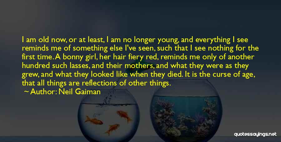 Fiery Red Quotes By Neil Gaiman