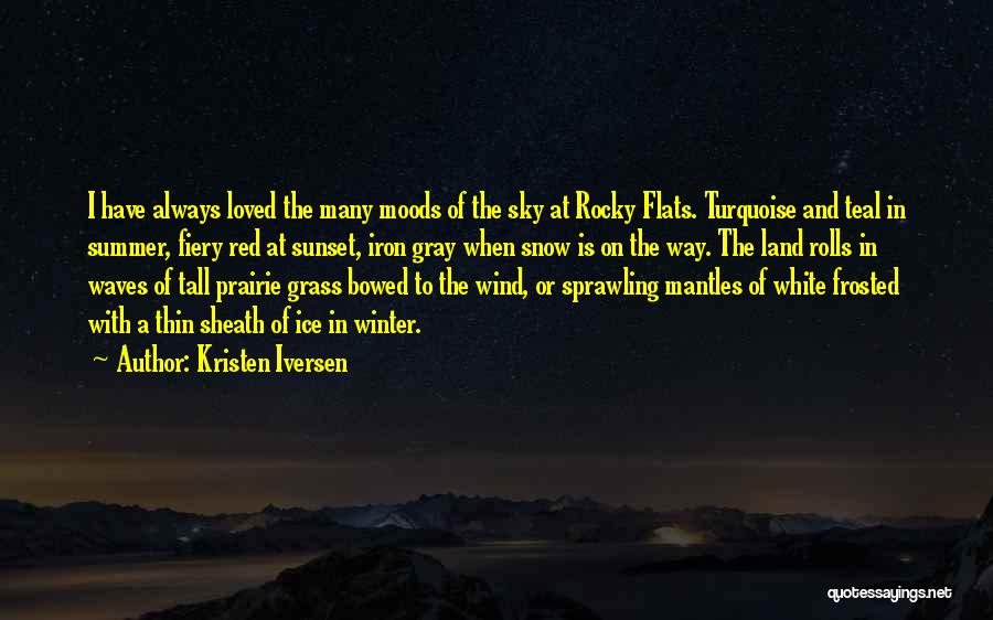 Fiery Sky Quotes By Kristen Iversen