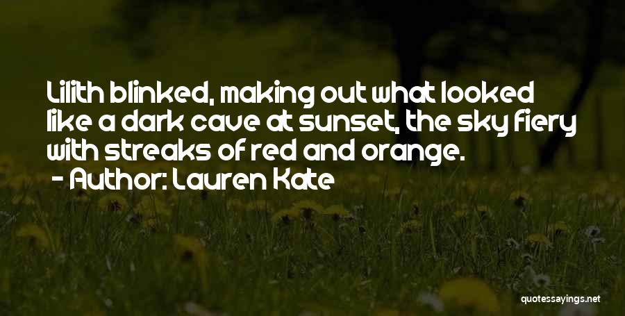 Fiery Sky Quotes By Lauren Kate