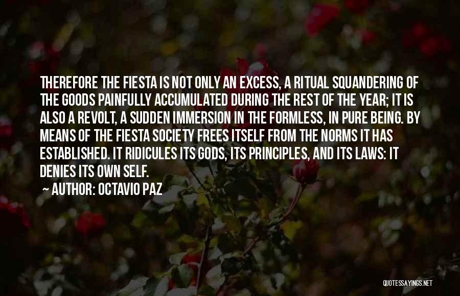 Fiesta Quotes By Octavio Paz