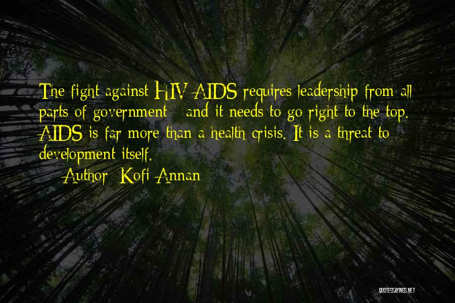 Fight Against Aids Quotes By Kofi Annan