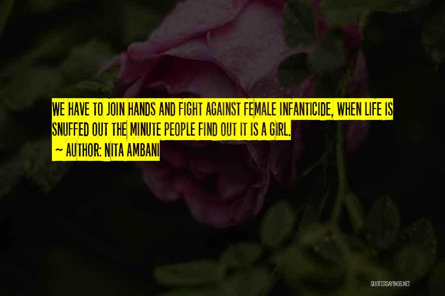 Fight Against Life Quotes By Nita Ambani