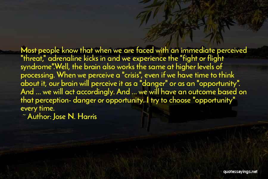 Fight And Flight Quotes By Jose N. Harris