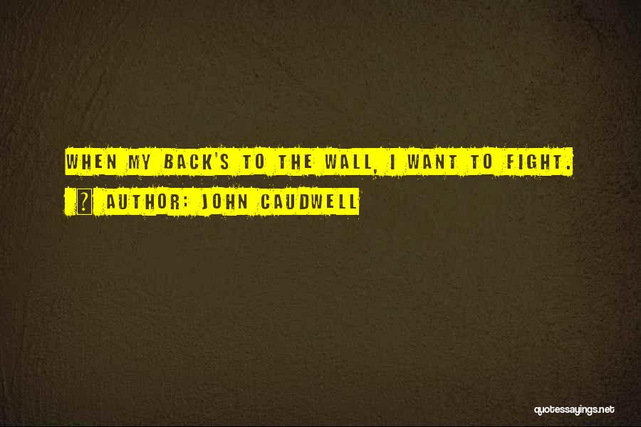 Fight Back Quotes By John Caudwell