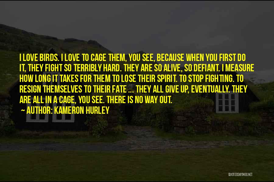 Fight Because Love You Quotes By Kameron Hurley