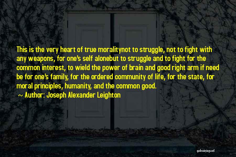 Fight For Family Quotes By Joseph Alexander Leighton