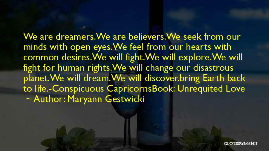 Fight For Our Love Quotes By Maryann Gestwicki
