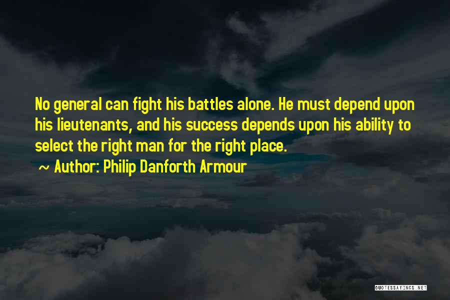 Fight For Success Quotes By Philip Danforth Armour