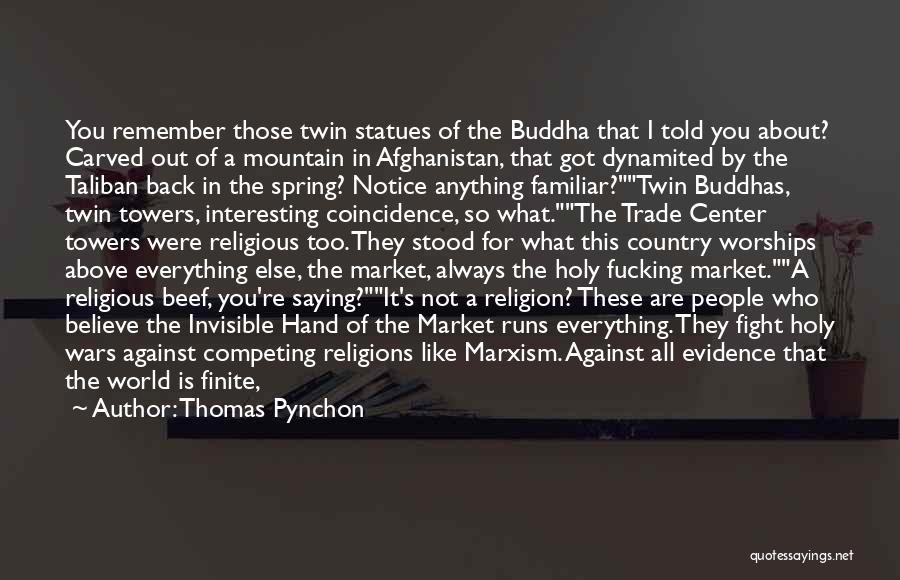 Fight For What You Believe In Quotes By Thomas Pynchon