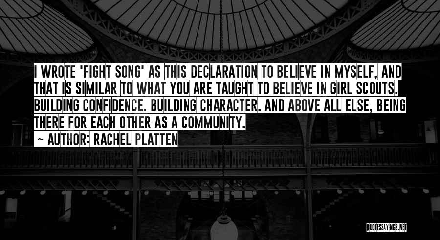 Fight For You Believe Quotes By Rachel Platten