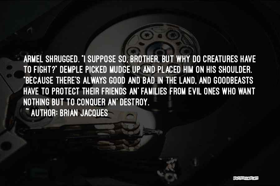 Fight For Your Brother Quotes By Brian Jacques