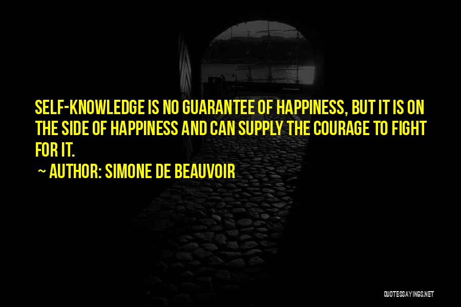 Fight For Your Happiness Quotes By Simone De Beauvoir