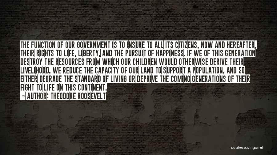 Fight For Your Happiness Quotes By Theodore Roosevelt