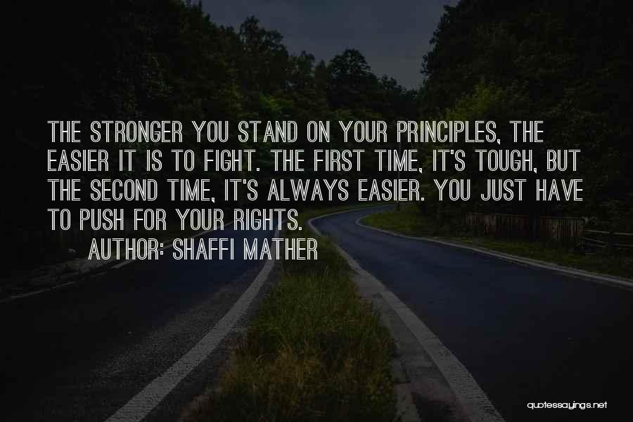 Fight For Your Rights Quotes By Shaffi Mather