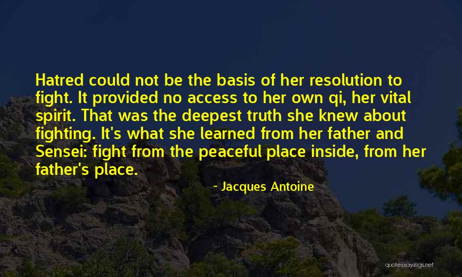Fight From The Inside Quotes By Jacques Antoine Fight From The Inside Quotes By Jacques Antoine