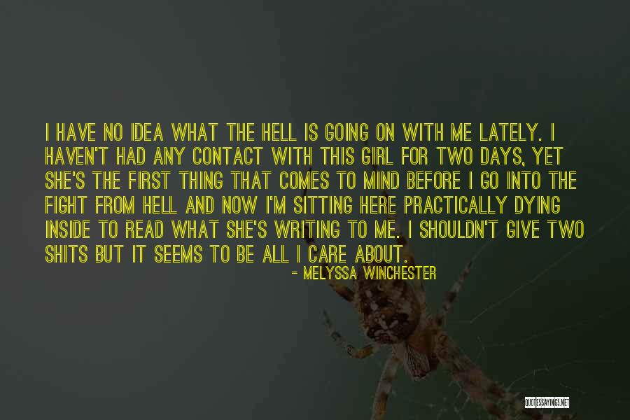 Fight From The Inside Quotes By Melyssa Winchester Fight From The Inside Quotes By Melyssa Winchester