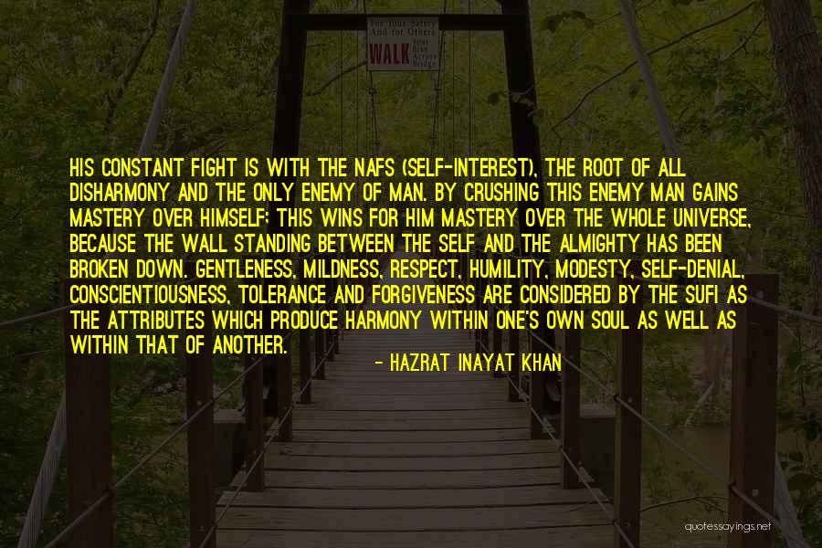 Fight Over Man Quotes By Hazrat Inayat Khan Fight Over Man Quotes By Hazrat Inayat Khan