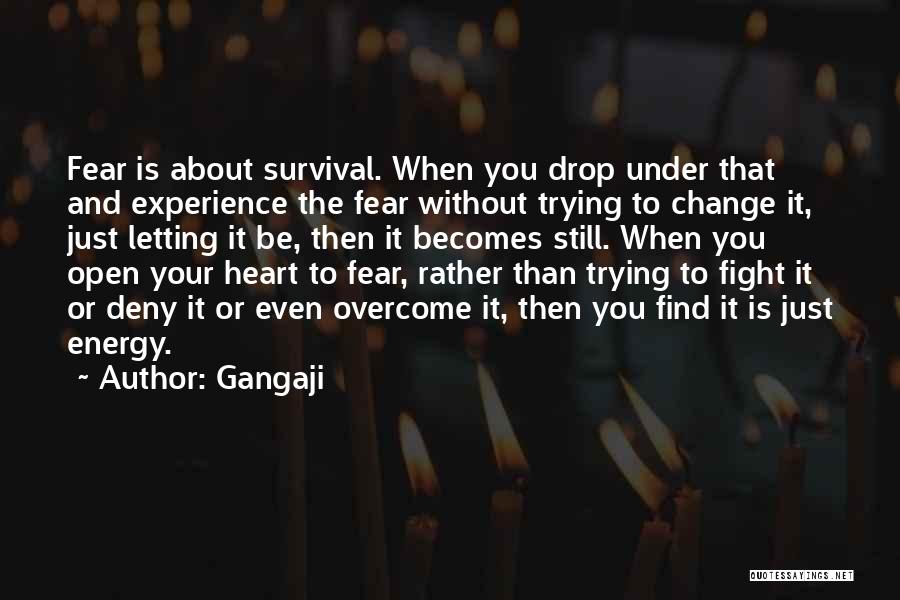 Fight The Fear Quotes By Gangaji