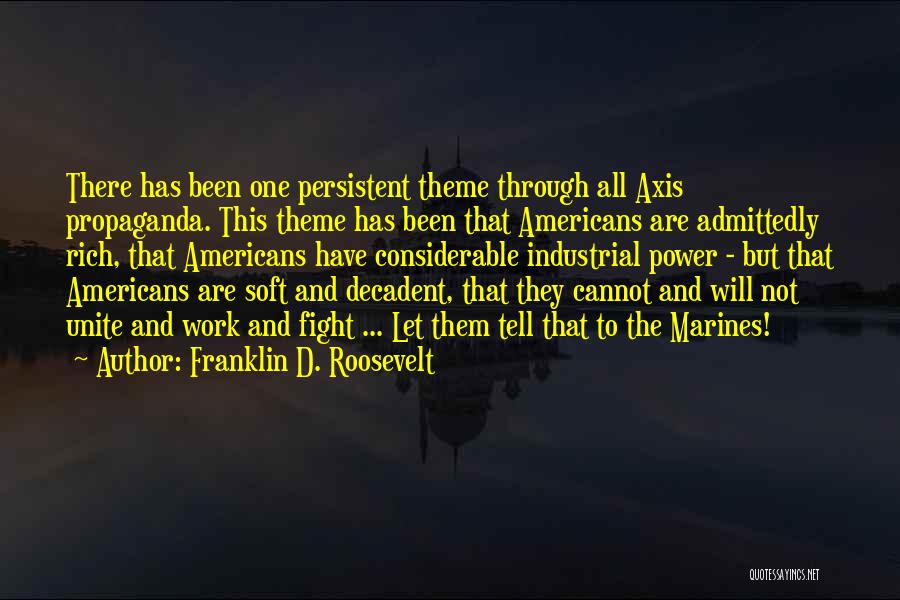 Fight The Power Quotes By Franklin D. Roosevelt