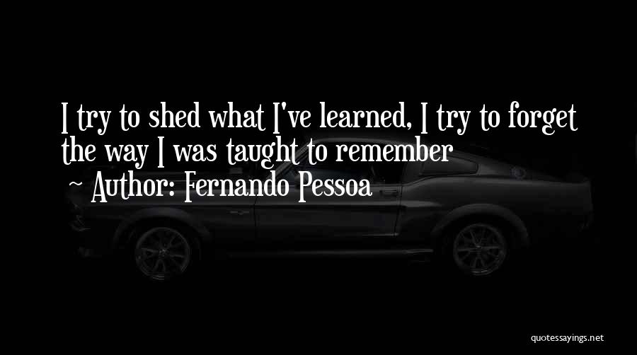 Fight Through Cancer Quotes By Fernando Pessoa