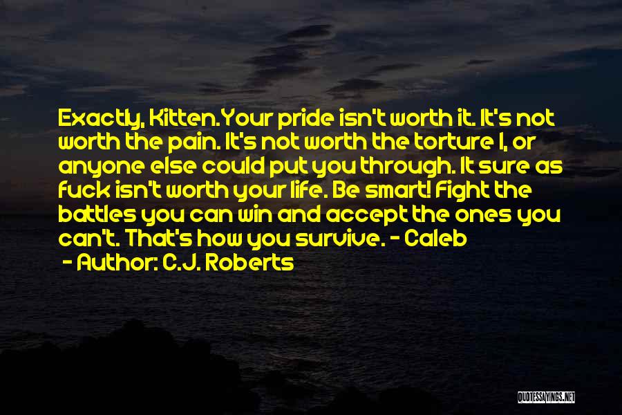 Fight Through Pain Quotes By C.J. Roberts