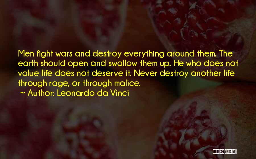 Fight Through Quotes By Leonardo Da Vinci