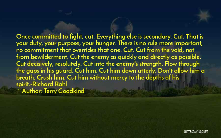 Fight Through Quotes By Terry Goodkind