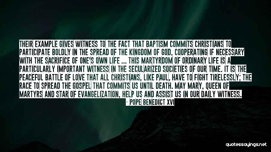 Fight Till Death Quotes By Pope Benedict XVI Fight Till Death Quotes By Pope Benedict XVI