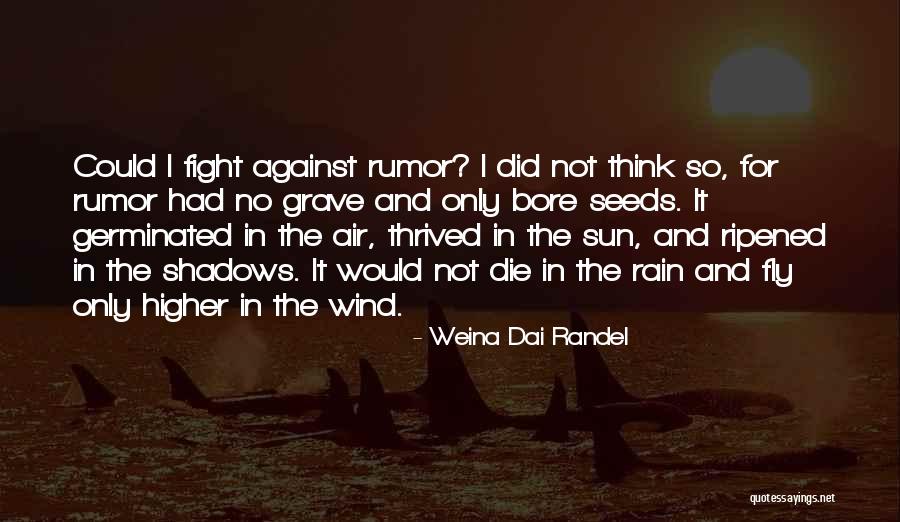 Fight Till You Die Quotes By Weina Dai Randel