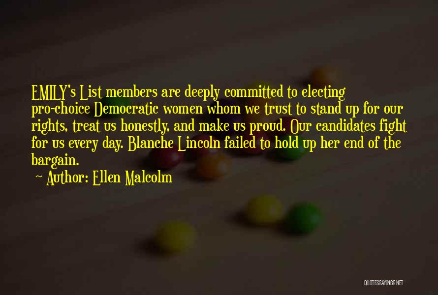 Fight To The End Quotes By Ellen Malcolm