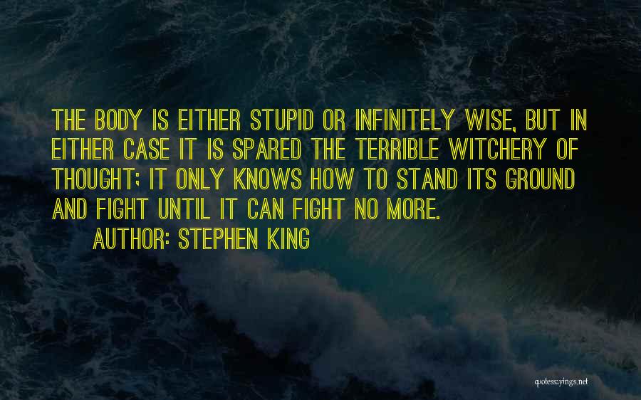 Fight Until Quotes By Stephen King