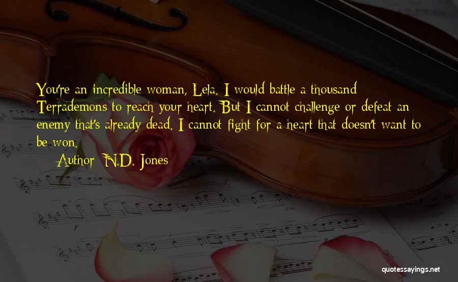 Fight Your Battle Quotes By N.D. Jones